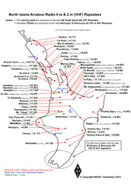North Island VHF Map
